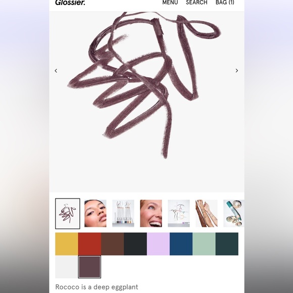 Glossier no. 1 eye pencil in Rococo - Picture 4 of 4